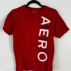 Aeropostale Red Surf Graphic Tee